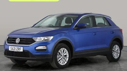Begagnad VW T-Roc S 110 HK (80 kW) 2021 Blå SUV