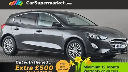 Used Ford Focus Titanium 125 HP (91 kW) 2019 Grey Hatchback