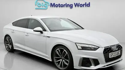 Used Audi A5 Sportback S-Line 150 HP (110 kW) 2023 White Hatchback