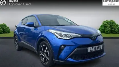Used Toyota C-HR Design 122 HP (89 kW) 2021 Blue SUV