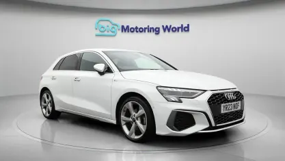 Used Audi A3 Sportback S-Line 150 HP (110 kW) 2023 White Hatchback