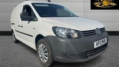 Used VW Caddy 102 HP (75 kW) 2012 White MPV