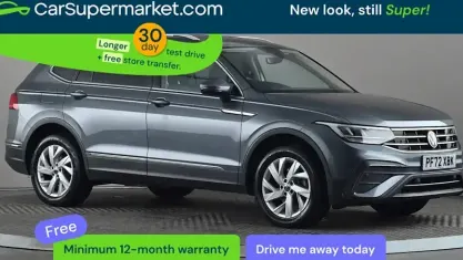 Begagnad VW Tiguan Allspace Life 150 HK (110 kW) 2023 Grå SUV