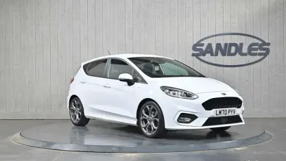 Used Ford Fiesta ST-Line 125 HP (91 kW) 2020 White Hatchback