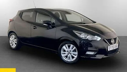 Black Used 2020 Nissan Micra Acenta Hatchback | £10,995 (Fair price)