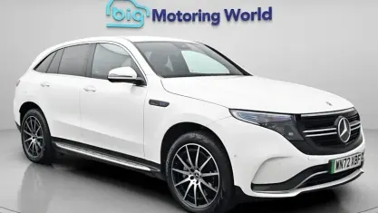 Used Mercedes EQC400 AMG line 300 kW (408 HP) 2022 White SUV
