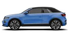 Metallic ravenna blue Used 2021 VW T-Roc Cabriolet Design Cabriolet | £18,800 (Fair price)