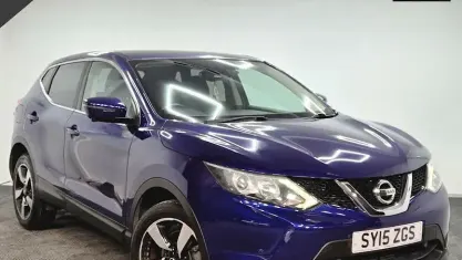Used Nissan Qashqai N-TEC 116 HP (85 kW) 2015 Blue SUV