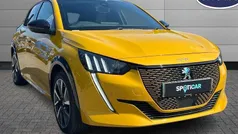 Faro yellow Used 2021 Peugeot e-208 Premium Hatchback | £13,406 (Fair price)