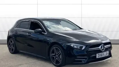 Used Mercedes A35 AMG Premium 306 HP (225 kW) 2019 Black Hatchback