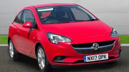 Used Vauxhall Corsa 75 HP (55 kW) 2017 Red Hatchback