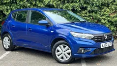 Blue Used 2022 Dacia Sandero Comfort Hatchback | £10,726 (Good price)