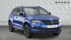 Blue Used 2021 Skoda Karoq SportLine SUV | £26,292 (Fair price)