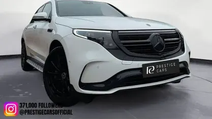 Used Mercedes EQC400 AMG line 300 kW (408 HP) 2022 White SUV