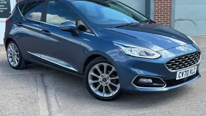 Used Ford Fiesta Vignale 125 HP (91 kW) 2020 Blue Hatchback