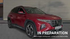 Sunset red Used 2022 Hyundai Tucson Premium SUV | £23,515 (Fair price)