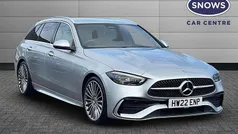 Silver Used 2022 Mercedes C200 AMG Line Premium Estate | £26,399 (Good price)