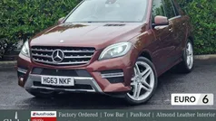 Red Used 2014 Mercedes ML350 AMG SUV | £15,995 (Fair price)