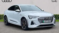 White Used 2021 Audi e-tron Sportback Sport SUV | £32,500 (Good price)