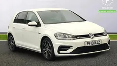 White Used 2019 VW Golf VII R-line Hatchback | £16,699 (Fair price)