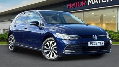 Used VW Golf VIII Active 110 HP (80 kW) 2021 Blue Hatchback