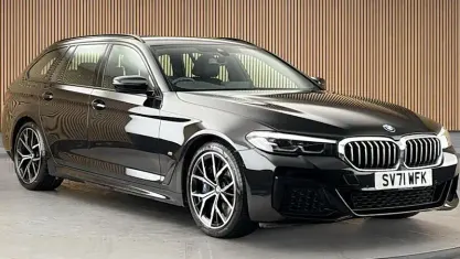 Used BMW 530 M Sport 286 HP (210 kW) 2021 Black Estate