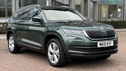 Used Skoda Kodiaq 150 HP (110 kW) 2018 Green SUV