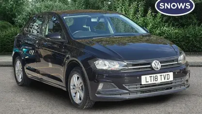 Used VW Polo SE 95 HP (69 kW) 2018 Black Hatchback