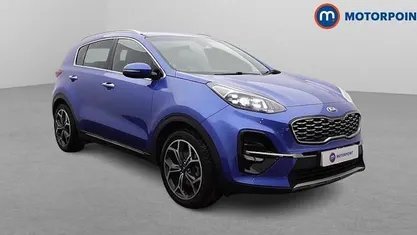 Used Kia Sportage GT-Line 136 HP (100 kW) 2021 Blue SUV