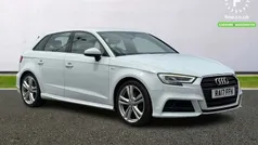 White Used 2017 Audi A3 Sportback S-Line Hatchback | £12,999 (Good price)