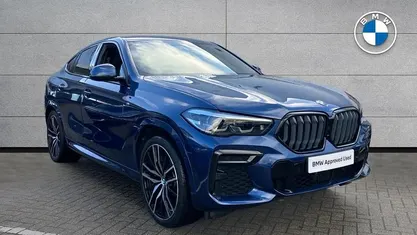 Blue Used 2022 BMW X6 M Sport SUV | £49,065 (Fair price)