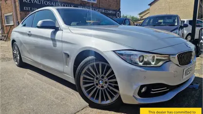 Used BMW 420 Luxury Line 184 HP (135 kW) 2014 Silver Coupe