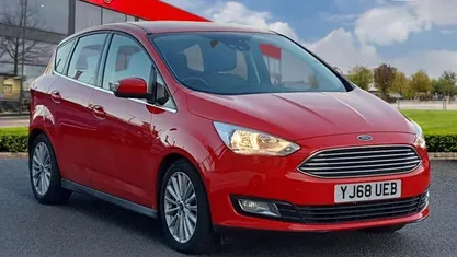 Red Used 2018 Ford C-MAX Titanium MPV | £7,499 (Fair price)