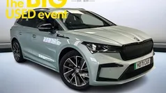 Arctic silver metallic Used 2022 Skoda Enyaq iV SportLine SUV | £23,499 (Fair price)