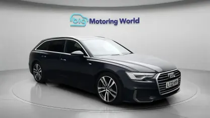Used Audi A6 S-Line 299 HP (219 kW) 2022 Blue Estate