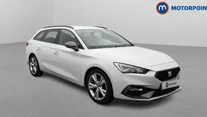 Used Seat Leon FR 150 HP (110 kW) 2021 White Estate