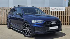 Navarra blue metallic Used 2021 Audi Q7 Black Edition SUV | £42,990 (Fair price)