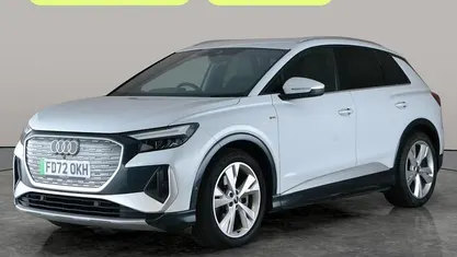 Used Audi Q4 e-tron S-Line 150 kW (204 HP) 2023 White SUV