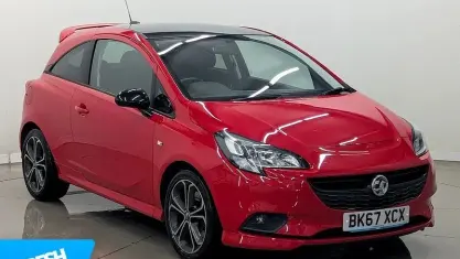 Used Vauxhall Corsa Edition 150 HP (110 kW) 2017 Red Hatchback