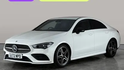 Used Mercedes CLA180 Executive 136 HP (100 kW) 2022 White Coupe