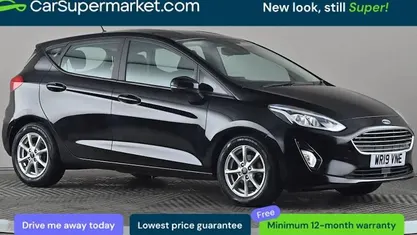 Used Ford Fiesta Zetec 101 HP (74 kW) 2019 Black Hatchback