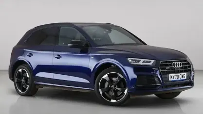 Used Audi Q5 Black Edition 299 HP (219 kW) 2020 Blue SUV