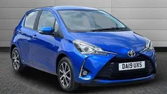Nebula blue Used 2019 Toyota Yaris Hatchback | £11,250 (Fair price)