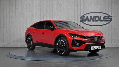 Red Used 2024 Peugeot 408 GTi Sedan | £17,799 (Fair price)