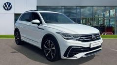 Pure white Used 2022 VW Tiguan R-line SUV | £26,203 (Fair price)