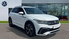 Pure white Used 2022 VW Tiguan R-line SUV | £26,282 (Fair price)