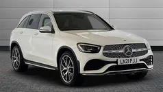 White Used 2021 Mercedes GLC300 AMG Line Premium SUV | £27,350 (Fair price)
