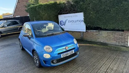 Used Fiat 500 S 69 HP (50 kW) 2018 Blue Hatchback