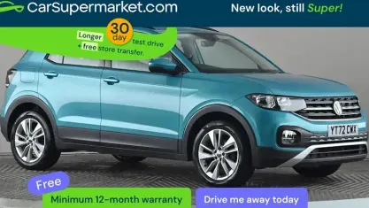 Usado VW T-Cross SE 110 HP (80 kW) 2022 Turquesa SUV