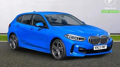 Used BMW 118 M Sport 136 HP (100 kW) 2023 Blue Hatchback